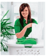 Nationwide Cleaners franchisee ironing in the home