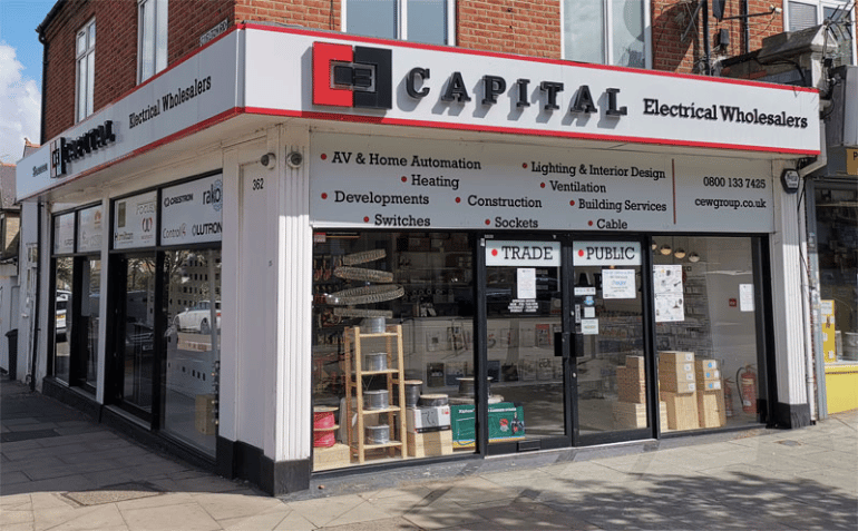 Capital Electrical Wholesalers store front